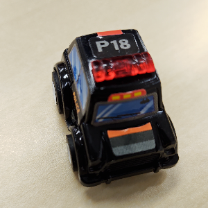 黒のパトカープルバックカー